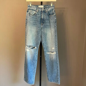 Slvrlake Denim London Distressed Jeans Alabama Shake 25 NWT Boho Rigid Coastal